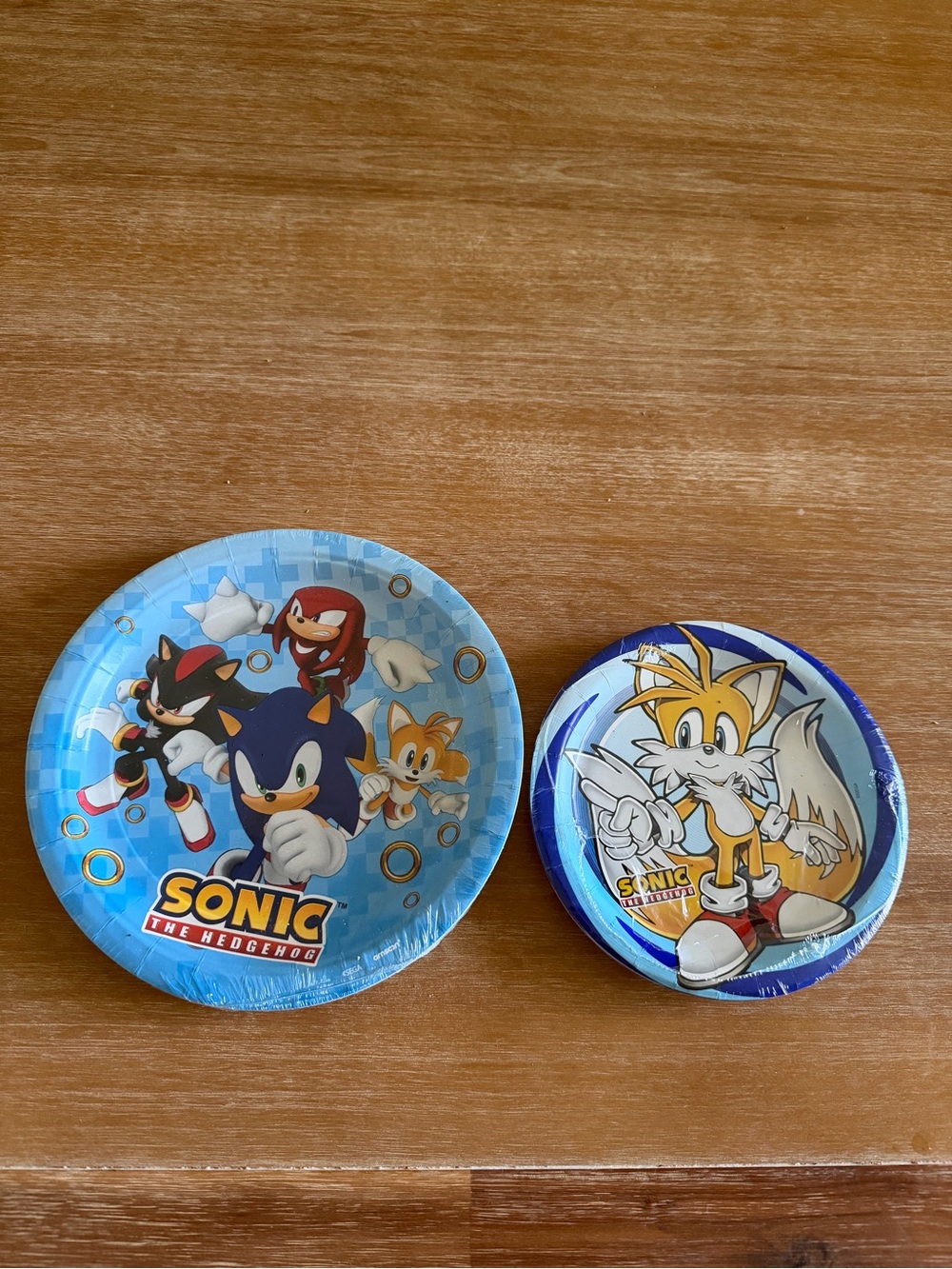 Sonic the Hedgehog Blue Disposable Party Plates - 8-Pack
